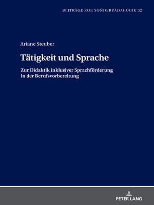 cover image of Taetigkeit und Sprache